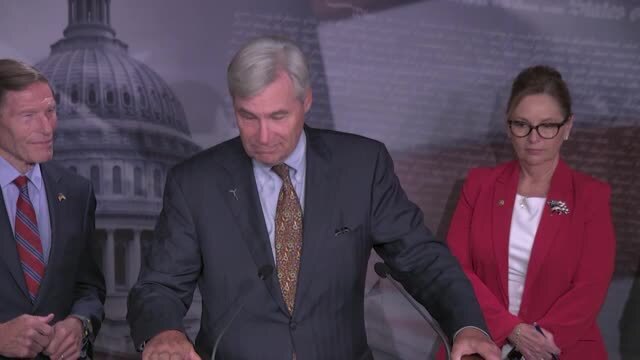 Senator Blumenthal, Others on Russian Sanctions Vote
